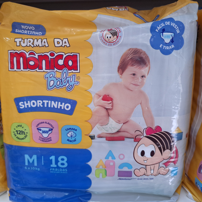 Fraldas TDM Jumbinho short M 18unid